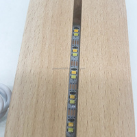 Lampe de nuit LED 3D personnalisée DIY, interface de base en résine acrylique RVB, petite lampe en bois ovale pour chambre à coucher, jardin, alimentation USB
