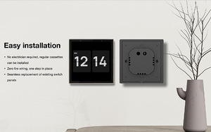 แผงควบคุมอัจฉริยะหน้าจอสัมผัสขนาด 4 นิ้ว รุ่น 2026 Golden Security Tuya สำหรับระบบอัตโนมัติภายในบ้าน มาตรฐาน EU พร้อม Alexa ในตัว - Product Image 6