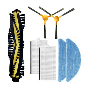 Kit compatible avec NetBot S15 <span class=keywords><strong>Neatsvor</strong></span> X500 Tesvor X500 Pro /X520 /M1/M2 rouleau principal brosse latérale filtre Hepa pièces en tissu de vadrouille - Product Image 1