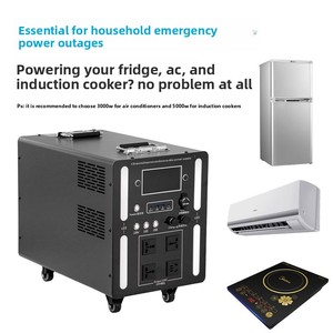 Centrale Électrique Portable Extérieure 220V Grande Capacité pour Camping, Voiture et Secours, Batterie Lithium-Ion Haute Puissance avec Écran LCD HD - Product Image 2