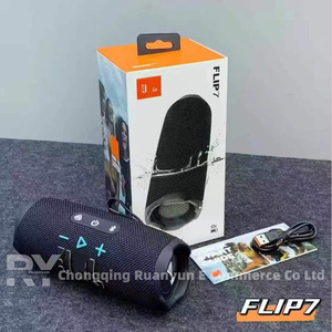 Haut-parleur portable sans fil étanche pour l'extérieur avec basses profondes, en ABS, son stéréo FLIP7 - Product Image 1