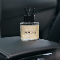 Flacon diffuseur de parfum pour voiture, vide, rond, de luxe, pour aromathérapie, 50 ml, 100 ml, 150 ml