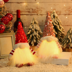 30cm <b>Christmas</b> Doll Elf Gnome with Led Light <b>Christmas</b> Decorations for Home Xmas Navidad New Year 2024 Children's Gifts - Product Image 3