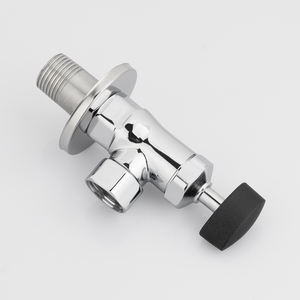 Langsam Öffnendes Kugelventil mit Winkelanschluss, Veredeltes Messing, Chrom-Finish, 20 Jahre Garantie, M1/2*M1/2 Anschluss, PN10 Druckventil - Product Image 2