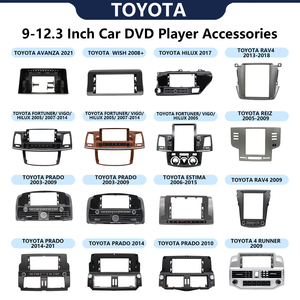 Marco de radio para coche al por mayor de fábrica para <span class=keywords><strong>Toyota</strong></span>, marco de audio para coche, marco de estéreo para coche, marco para Android para coche, marco de radio para coche - Product Image 1