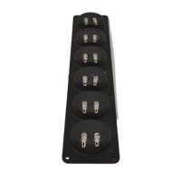 Module de connexion en série d'amplificateur de fréquence piézoélectrique en plastique rouge et noir Shengjie SJ-613, accessoires pour haut-parleurs 1,0-5W
