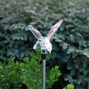Lampe solaire à LED pour jardin, motif colibri, imperméable, pour pelouse, décoration extérieure - Product Image 1