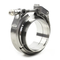 2.25inch v Band <strong>Clamp</strong> Kit Pipe <strong>Clamp</strong> Quick Release <strong>Intercooler</strong> Quick Release <strong>Clamp</strong> v Bolt <strong>Clamp</strong> with Flanges for Universal Cars