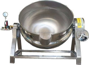Chaudière à vapeur industrielle à double enveloppe <span class=keywords><strong>Yido</strong></span> 50L/100L/200L/300L/500L de haute qualité avec moteur électrique pour la transformation de la viande - Product Image 4