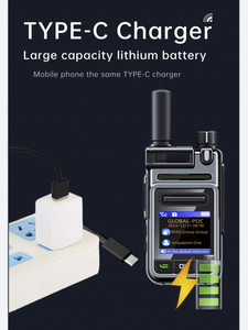 <span class=keywords><strong>Radio</strong></span> avec carte SIM POC 4G personnalisée pour les voyages internationaux, étanche IPX6, communication réseau, interphone, talkie-walkie longue portée 5000 km - Product Image 5
