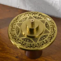 Brûleur d'encens Bakhoor Mabkhara en or, polyvalent, en bois et pierre, Thurible chinois, pour la maison, le yoga, aromatique, anti-odeur, décoratif, fait main