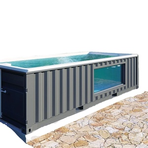<span class=keywords><strong>Piscine</strong></span> <span class=keywords><strong>de</strong></span> luxe <span class=keywords><strong>de</strong></span> 40 pieds pour complexes hôteliers et hôtels, avec couverture automatique, pompe à chaleur toutes saisons, système au sel écologique - Product Image 4
