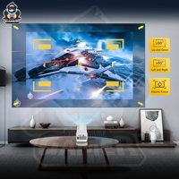 Projecteur 2 en 1 Contrôleur Gamepad Android 11 5G WIfi Playstore Home Cinéma Extérieur Portable Mini Projecteur