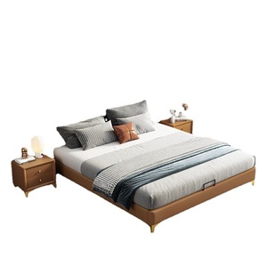 Upholstered <b>Bed</b> 1.8M Double Size Faux Leather Low Box <b>Frame</b> Bedroom Furniture - Product Image 5
