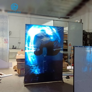 Boîtes lumineuses publicitaires, boîte lumineuse en tissu, boîte lumineuse dynamique double face, effets modifiables, personnalisation de la taille de l'écran du programme - Product Image 2