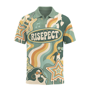 Polo de Verano para Hombre, Colorido, Transpirable, de Secado Rápido, Poliéster, Ajuste Cómodo para Uso Casual y Golf - Product Image 3
