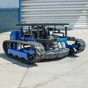 Batería de larga duración, cortacésped con Control remoto de giro cero, ancho de corte, 550mm, 800mm, 1000mm, cortacésped sobre orugas para corte de césped - Product Image 4