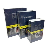 Classique quatre couleurs ABS métal caisse boîte simulé livre coffre-fort électronique serrure numérique antivol dictionnaire modèle modèle serrure casier