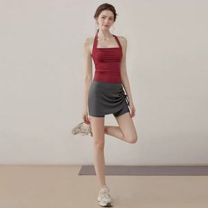 Conjunto Deportivo Reversible de Dos Piezas para Mujer, Ropa Deportiva Atlética a Cuadros, para Gimnasio, Fitness, Yoga, Sin Costuras - Product Image 4