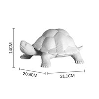 Lampe de table de décoration de vacances de lampe de tortue Anime de qualité supérieure