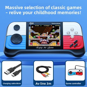 Nueva Consola de Juegos Inalámbrica Portátil <span class=keywords><strong>G9</strong></span> Transfronteriza, Estilo Joystick Retro HD, Control por Botones, Arcade, 666 Juegos en Uno - Product Image 4