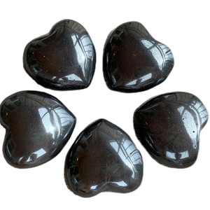Wholesale Hot Selling <b>Crystal</b> Heart Wealth Attraction Decorative Stone Carving <b>Raw</b> Stone Crusher Mineral Collection DIY Healer - Product Image 1
