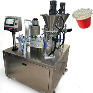 Máquina Selladora Automática Neumática de Cápsulas de Café y Bebidas, Motor PLC 220V, Alta Velocidad, Bajo Residual de Oxígeno, 1 Año de Garantía, Agua Pura - Product Image 1