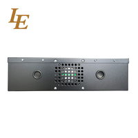 Boîtier de sécurité DVR 18x18x5 pouces avec ventilateur, en métal noir, protection IP20, capacité de charge 60 kg, enregistreur vidéo numérique mobile NVR en stock