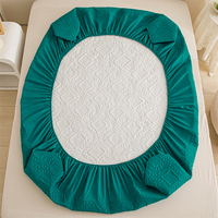 Housse de Lit et Protège-Matelas Imperméable Anti-Taches Couleur Unie pour Hôtellerie et Maison – Vente en Gros