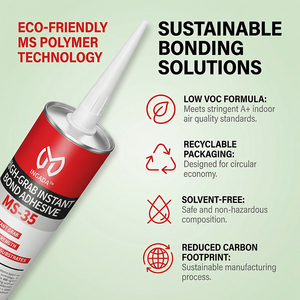 Adesivo da Costruzione INGADA MS-35 ad Alta Aderenza e Presa Istantanea 300ml Forte Tenuta Iniziale Durevole e di Lunga Durata - Product Image 4