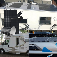 Panneaux solaires flexibles légers 550W, panneaux solaires portables flexibles pour bateau, voiture, camping-car, balcon, système solaire