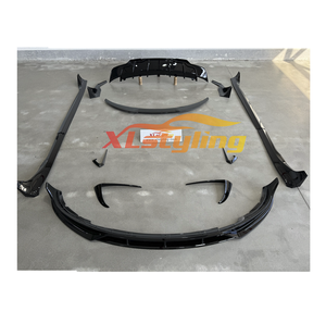 Kit carrosserie XLstyling plastique ABS FAST Aero kit Pare-chocs avant séparateur lèvre diffuseur arrière spoiler Pour <span class=keywords><strong>Tesla</strong></span> <span class=keywords><strong>Model</strong></span> 3 bodykit - Product Image 1