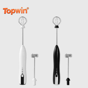 Handheld Double Stick Wireless Whisk Custard Foamer Mini Portable Coffee <b>Grinder</b> Coffee Milk Three Speed Control Egg White - Product Image 1