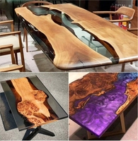 Kit de coulage en profondeur pour la construction, le travail du bois, moule en résine époxy liquide transparente, moule en silicone adhésif pour l'artisanat, de manière stratégique