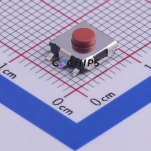 TS-1057W-03126 Tactile Switch SMD,6x6.4mm Switch Single Pole Single Throw Round Button Vertical Mount 6.4mm - Product Image 1