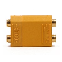 Connecteur Amass XT90PB 4,5 mm mâle femelle, fiche banane, connecteur de soudage vertical XT90 PCB pour pièces détachées d'hélicoptère RC DIY