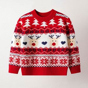 Vêtements de noël pour enfants automne hiver garçons filles pulls en tricot haut bébé pulls vêtements pour enfants - Product Image 6