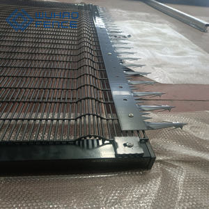 뜨거운 판매 <span class=keywords><strong>358</strong></span> 보안 안티 등반 메쉬 울타리 패널 스파이크 감옥 보안 - Product Image 5