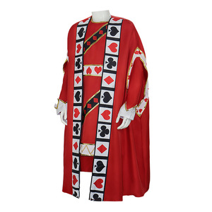 <span class=keywords><strong>Disfraz</strong></span> de Rey de Corazones para Adultos, Ecowalson, para Halloween, Espectáculos y Cosplay, <span class=keywords><strong>Disfraz</strong></span> de <span class=keywords><strong>Carta</strong></span> Roja de Corazones - Product Image 3