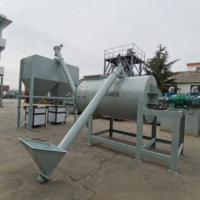 Machines de mélange de mortier à sec simple 1-5t usine de fabrication d'adhésifs pour carrelage équipement de mélange de mastic mural à vendre