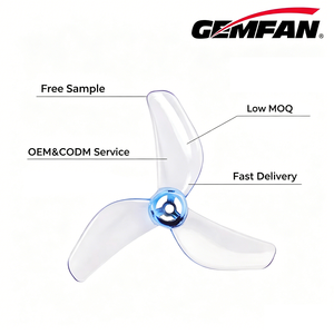 Пропеллеры Gemfan 1.2 дюйма 31 мм, трехлопастные, для FPV-дронов <span class=keywords><strong>Tiny</strong></span> Whoop, 4CW+4CCW - Product Image 2
