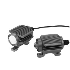 Phare double pour moto, super lumineux, faisceau de lumière de près et de loin, lentille LED puissante, phare antibrouillard pour vélo électrique - Product Image 2