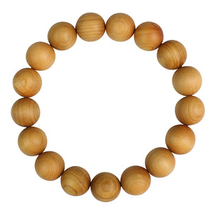 Ling Gusi Cliff Cypress Wooden <b>Bracelet</b> 12mm Hand Polished Prayer <b>Beads</b> For <b>Men</b> Women Students Gift - Product Image 2