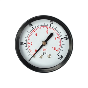 블랙 케이스와 황동 연결이 있는 100mm 건식 압력 게이지 - Product Image 4