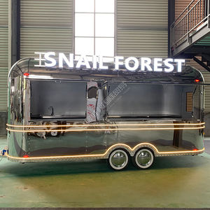 Nuevo Bar Móvil y Food Truck de Acero Inoxidable con Remolque de Comida para Helados, Pizzas y Snacks, Equipamiento de Cocina Completo - Product Image 3