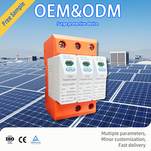 <span class=keywords><strong>Protector</strong></span> Contra Sobretensiones CC para Paneles Solares Fotovoltaicos 1p-4p 40KA 3.5kV T2 SPD HANDELE HDU2-II40PV Certificado CE PayPal T.T Western Union - Product Image 2