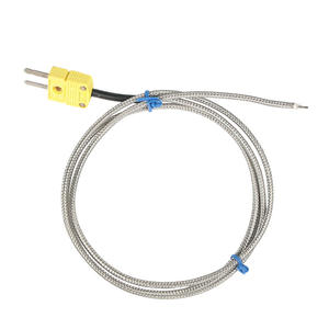 สายวัดอุณหภูมิเทอร์โมคัปเปิลชนิด K สำหรับเตาเผา ทนอุณหภูมิสูง 1000 องศา พร้อมสายชดเชย - Product Image 5