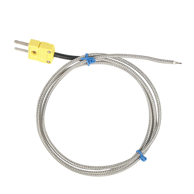 High Temperature Thermocouple Temperature Probe Measurement Line Compensation Wire K-type Thermocouple for Furnace