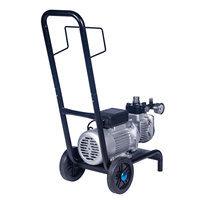 Pistolet pulvérisateur de peinture sans air à pompe à diaphragme 1600W 3L/min, machine professionnelle haute pression à moteur sans balais 3500psi pour revêtement de maison