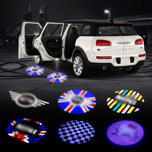 2 projecteurs de logo de porte de voiture haute définition, projecteur laser automatique à LED pour <span class=keywords><strong>Mini</strong></span> Cooper - Product Image 6